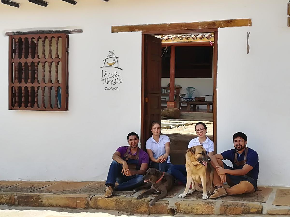 La Casa De Hercilia Boutique Barichara Exterior photo